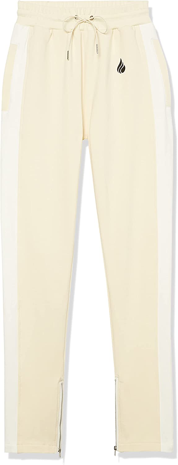 Women's Casual Jogger Pants - Cream