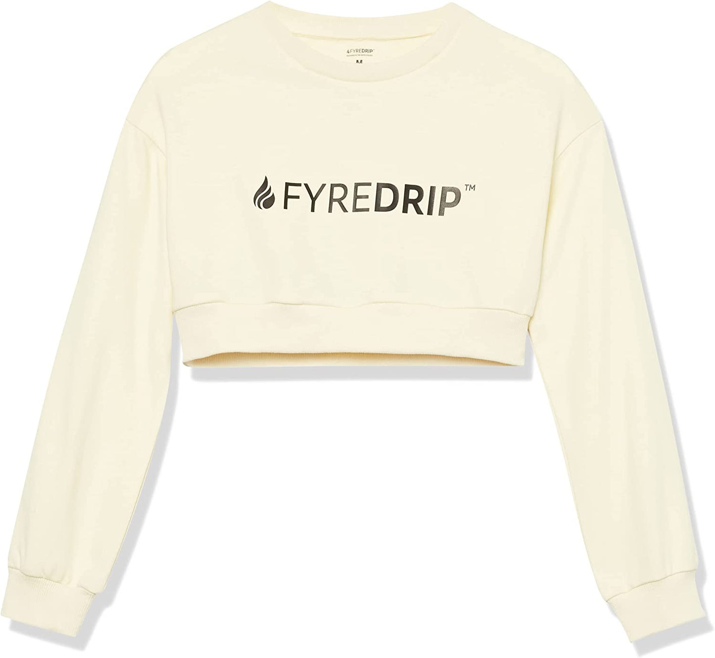 Women's Cropped Crewneck - Cream