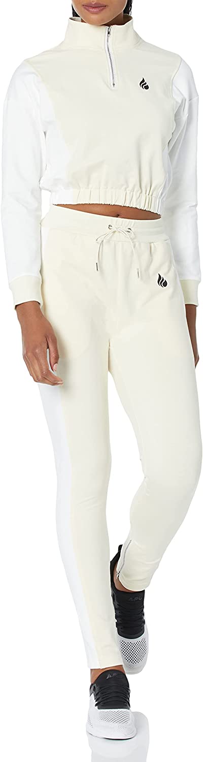 Women's Casual Jogger Pants - Cream