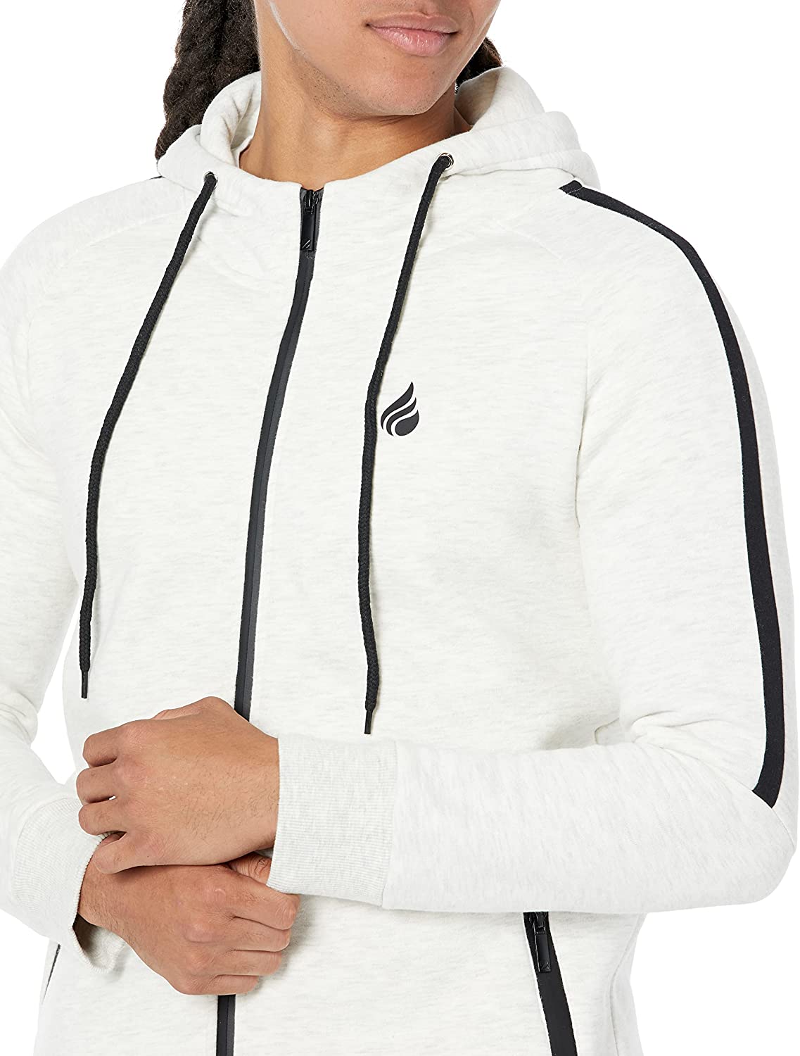 Men's Casual Fleece Hoodie - Grey