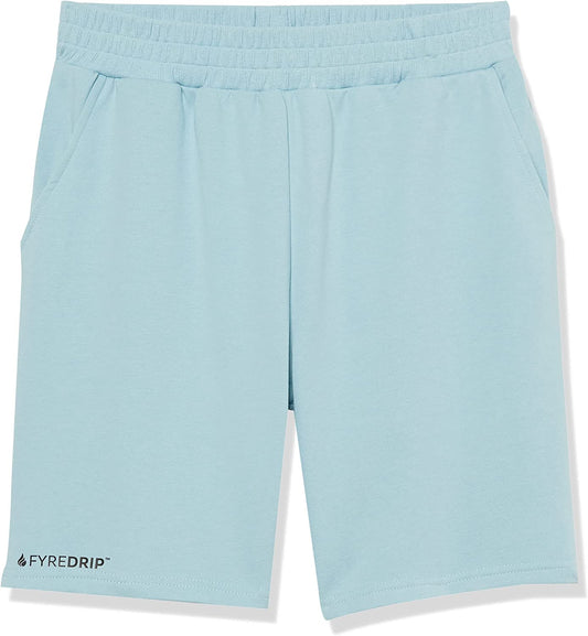 Men's Terry Sweat Short - Powder blue