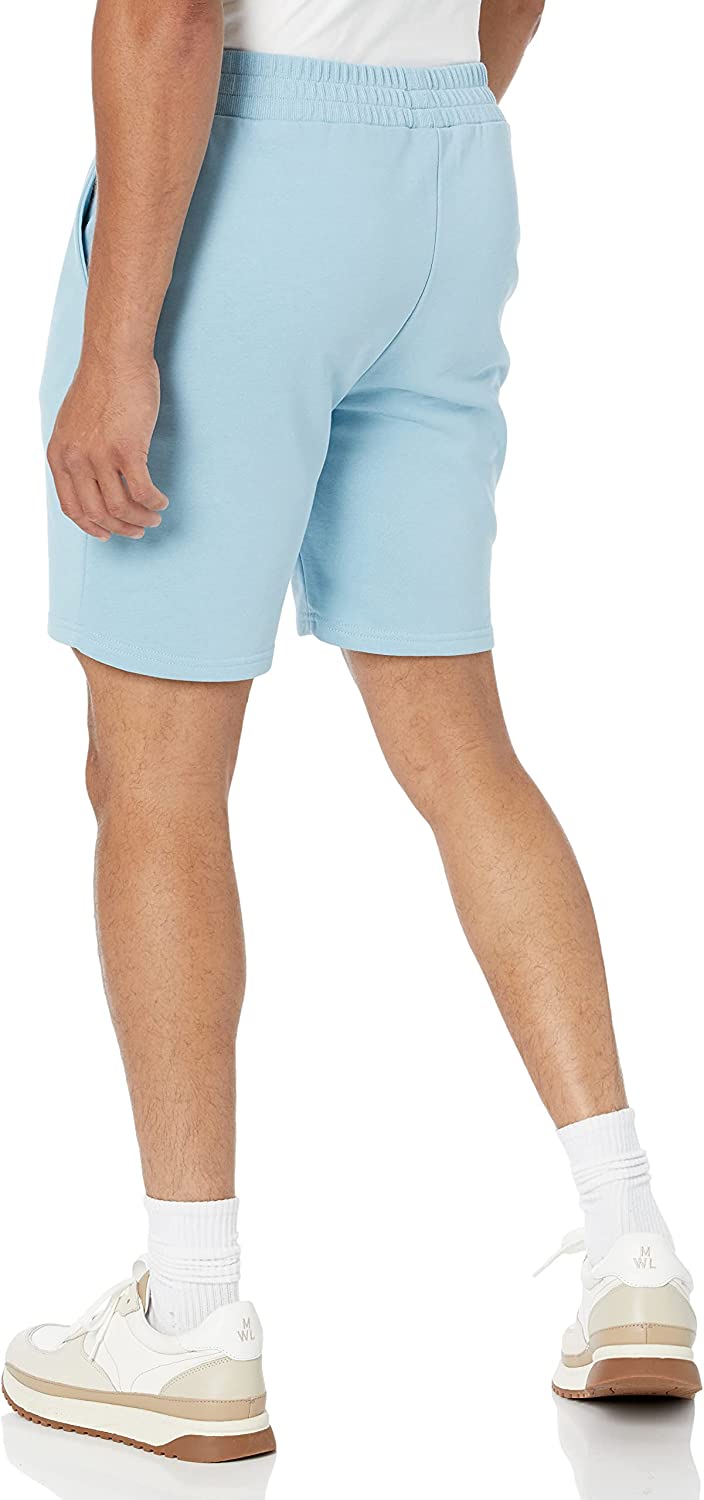 Men's Terry Sweat Short - Powder blue