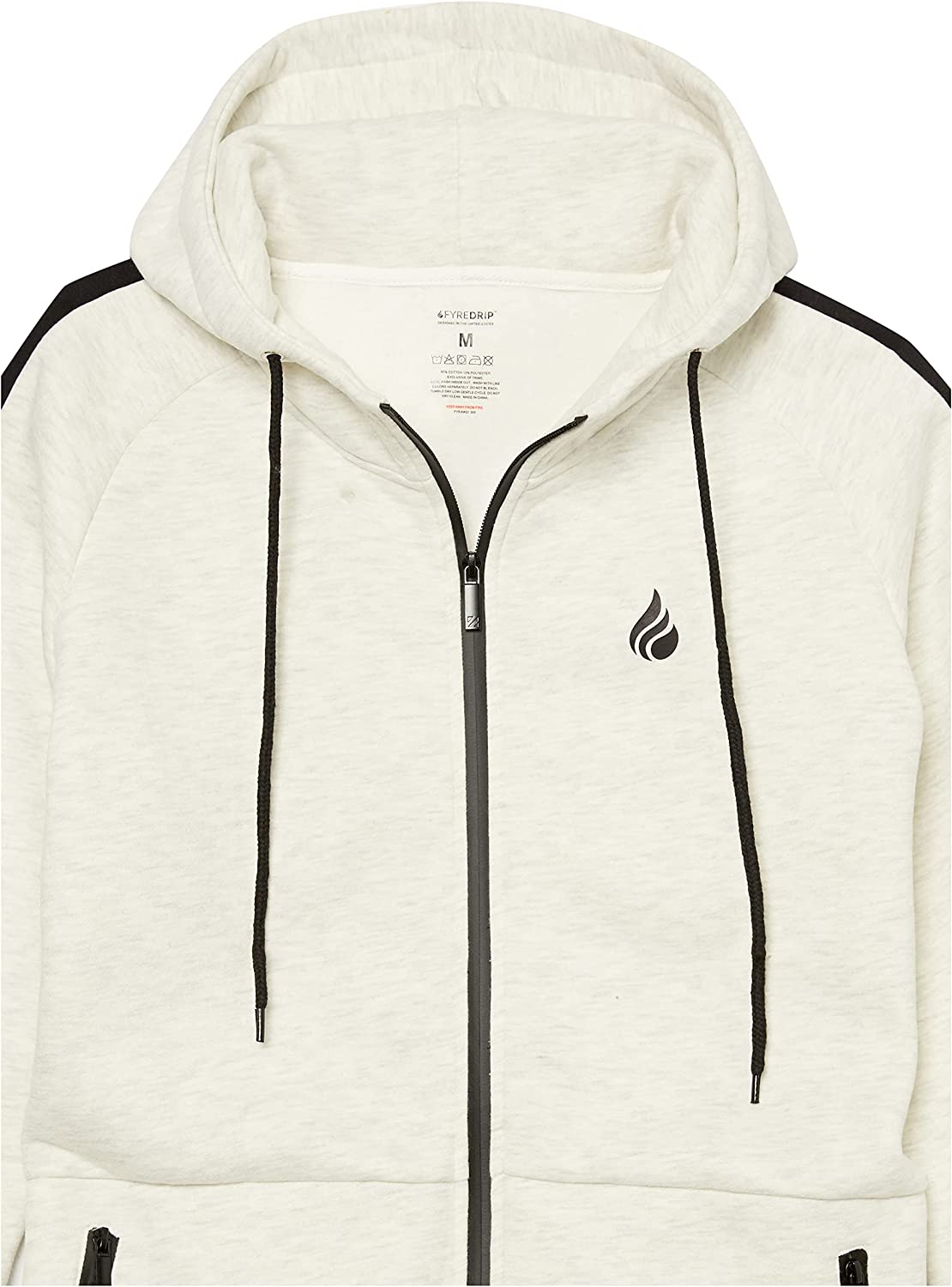 Men's Casual Fleece Hoodie - Grey