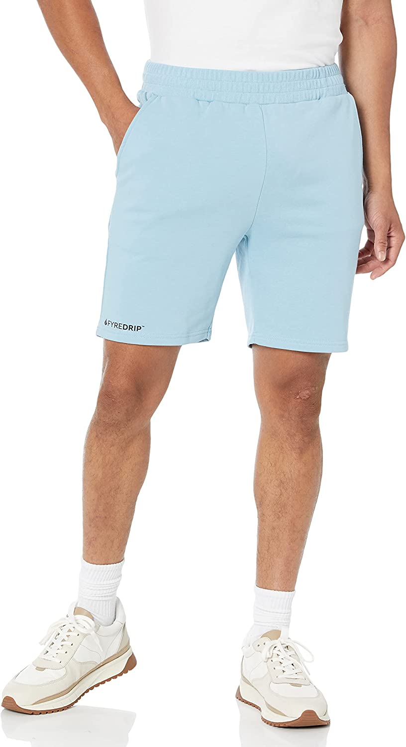 Men's Terry Sweat Short - Powder blue