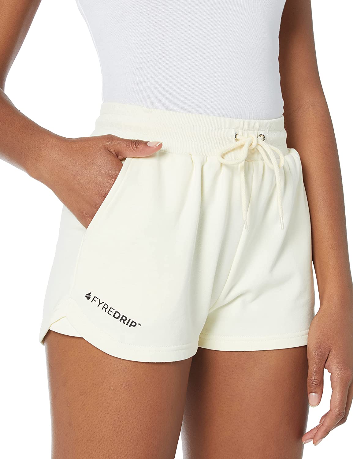 Women's Terry Shorts - Cream
