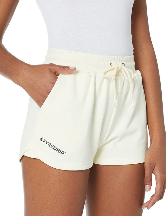 Women's Terry Shorts - Cream