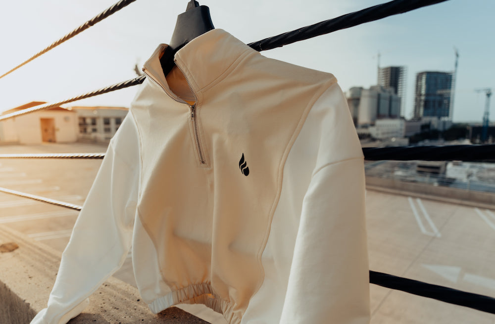 Women's Casual Pullover - Cream