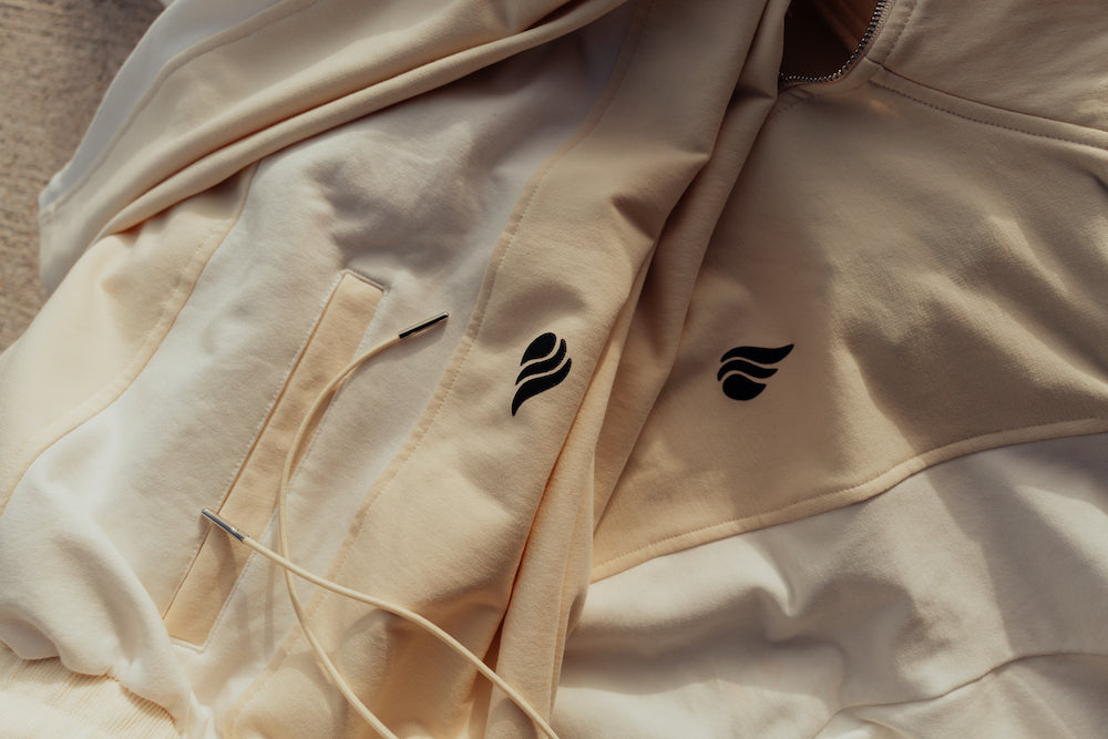 Women's Casual Jogger Pants - Cream